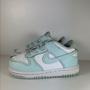 Nike Dunk Low Glacier Blue White Size 5C Toddler Baby Sneakers Shoes